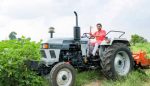 Farmer with tractor
