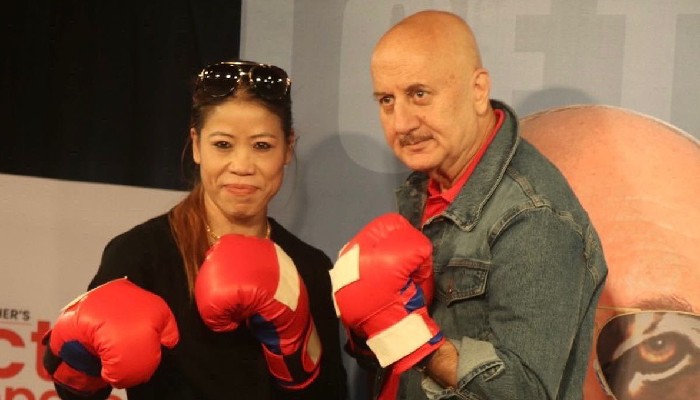 Anupam Kher and Mary Kom