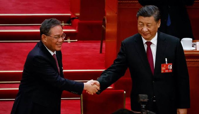 Xi Jinping and Li Qiang