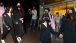 Aishwarya Rai, Abhishek Bachchan and Aradhya on Mumbai Airport