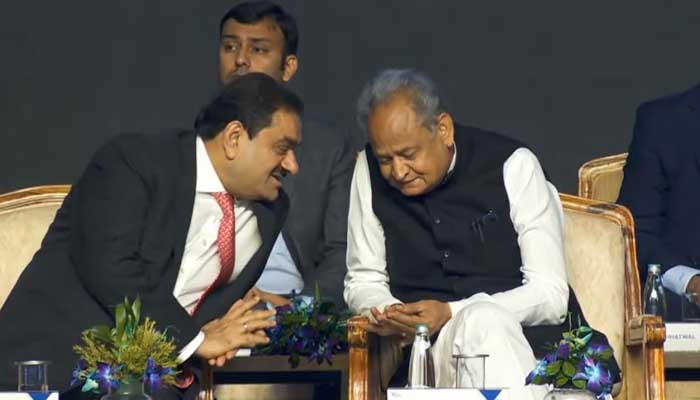 Gautam adani and ashok gehlot