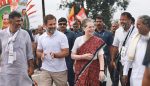 Rahul Gandhi & Sonia Gandhi at Bharat Jodo Yatra