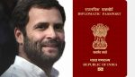 Rahul Gandhi Diplomatic Passport