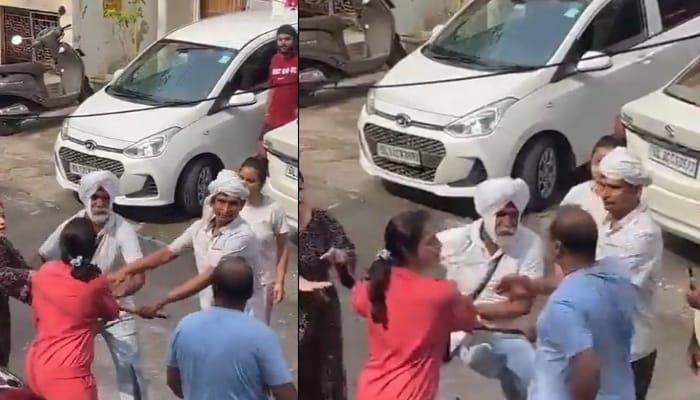 Delhi Parking Fight Video