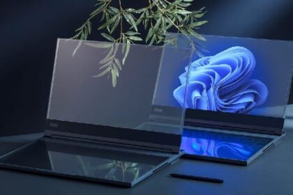 Transparent laptop
