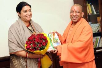 Smriti Irani and Yogi Adityanath