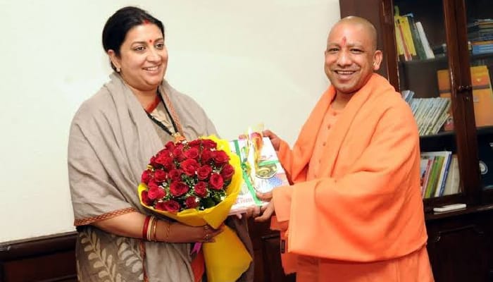 Smriti Irani and Yogi Adityanath