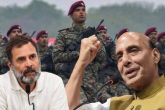 Agniveer Rajnath singh and Rahul Gandhi