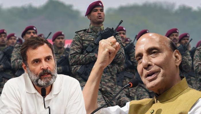 Agniveer Rajnath singh and Rahul Gandhi