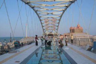Glass Bridge in Kanyakumari
