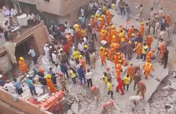 Delhi Mustafabad Building Collapse