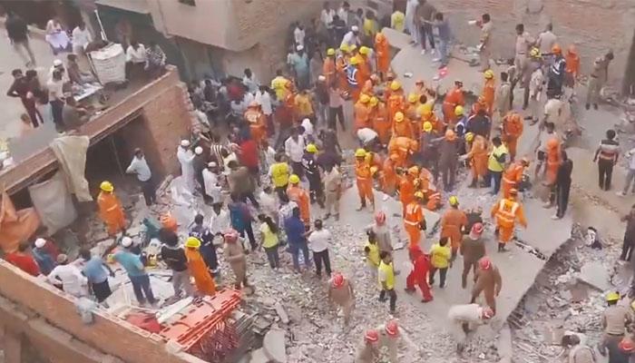 Delhi Mustafabad Building Collapse