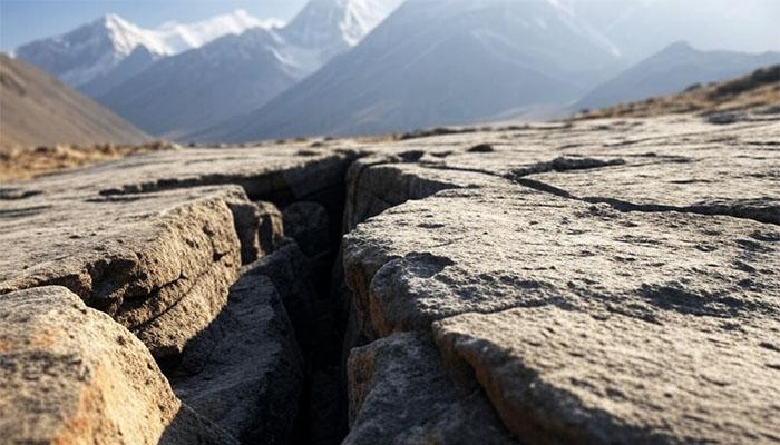 Image showing hidden rift in Indian Plate may trigger future Himalayan quakes.